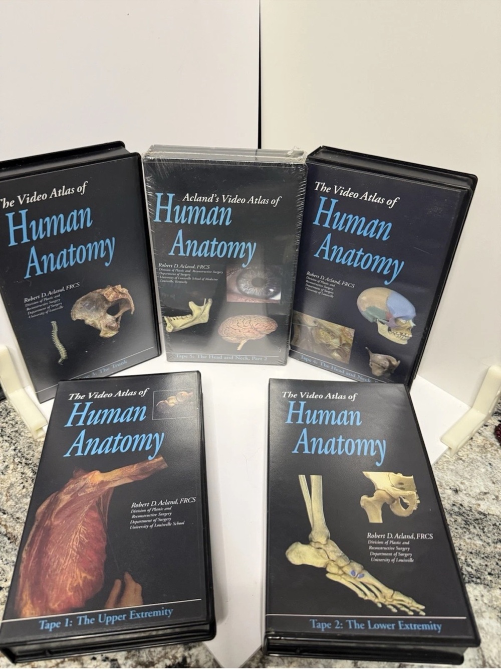 The Video Atlas of Human Anatomy - Black (Set of 5)